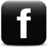 Facebook logo grayscale