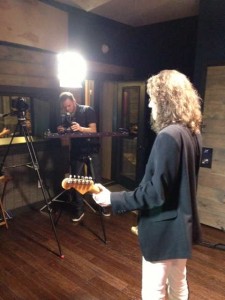 Mellowtown.com, shooting video for guitarist Chris Lambrick